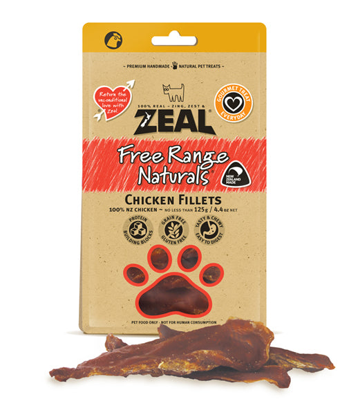 Zeal Free Range Chicken Fillets - 125g
