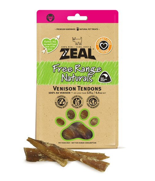 Zeal Venison Tendons - 125g